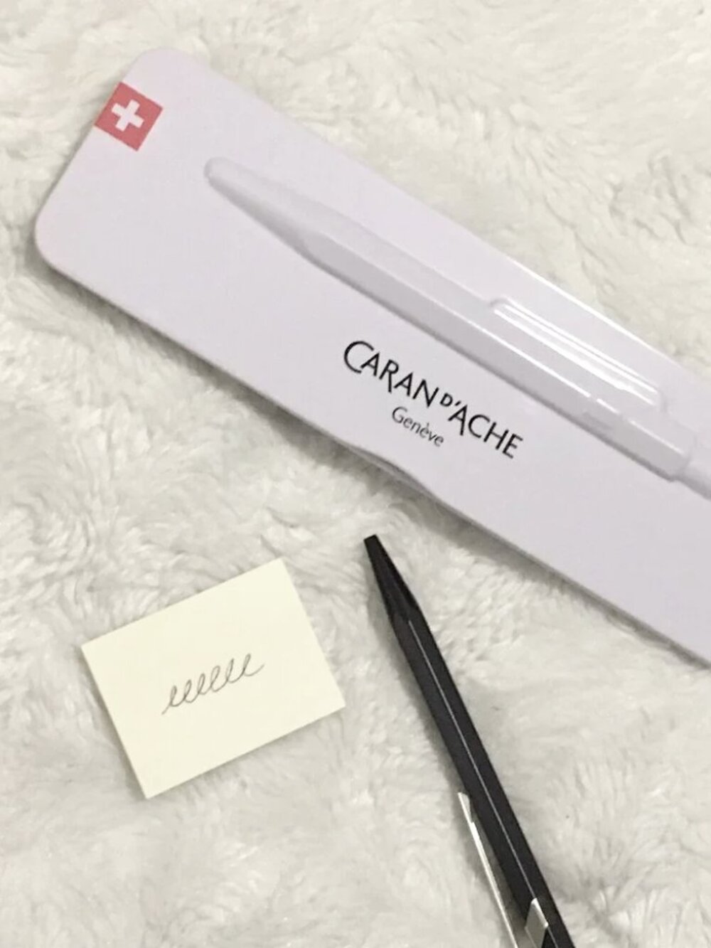 NWT Caran d'Ache 849 Claim Your Style Edition 5 Purple Ocean Ballpoint Pen